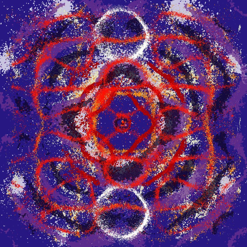 Siempre Es De Noche - Alejandro Sanz Song-Inspired Contemporary Painting (VibraVisions)