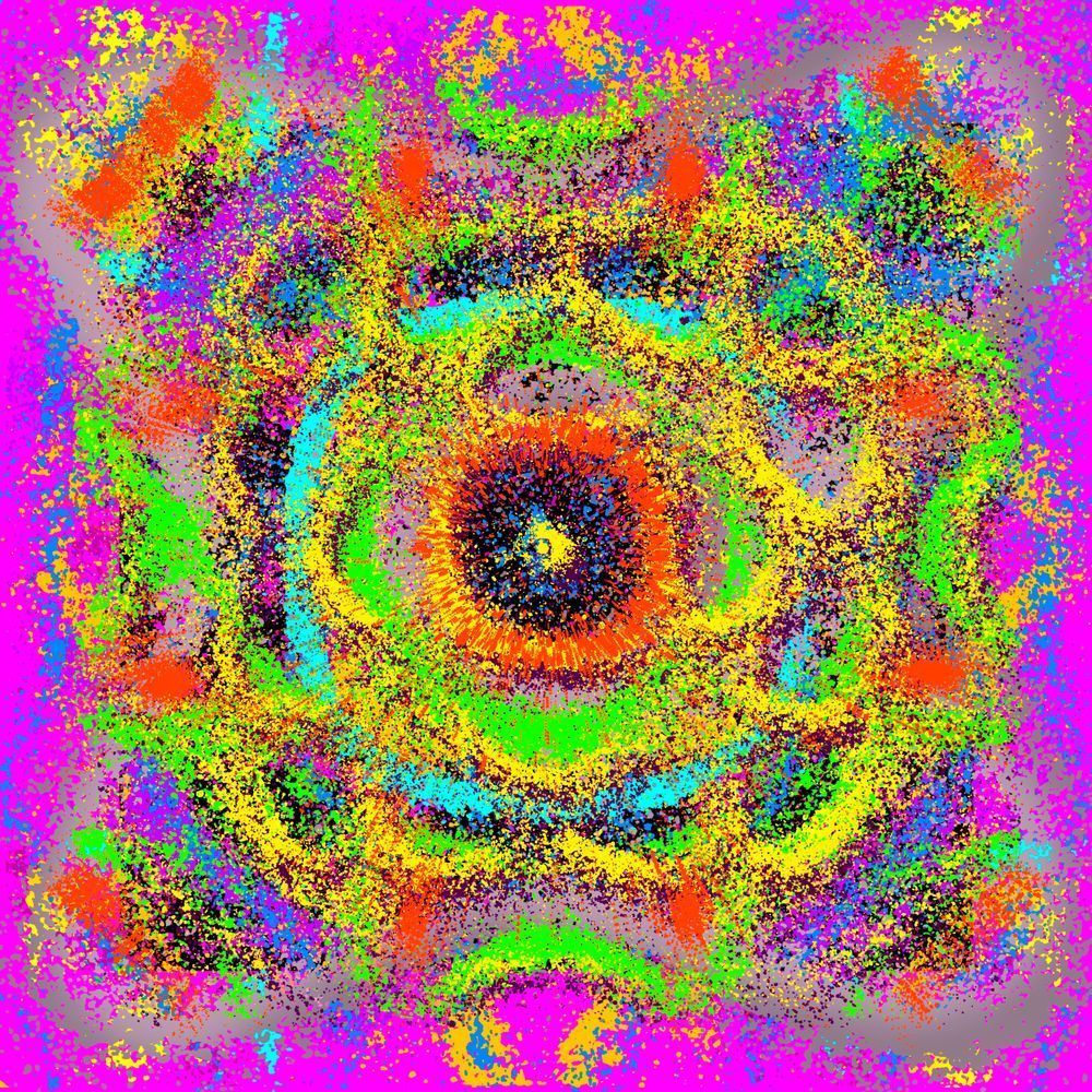 Villano Antillano: Bzrp Music Sessions, Vol. 51 - Bizarrap & Villano Antillano (VibraVisions) Song Inspired Painting