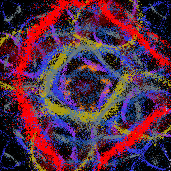 Where Did You Sleep Last Night - Nirvana Song-Inspired Contemporary Painting (VibraVisions)