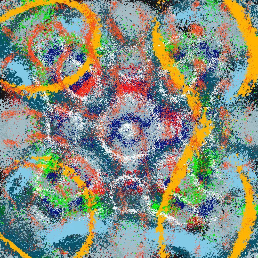 You Only Live Once - The Strokes Song-Inspired Contemporary Painting (VibraVisions)