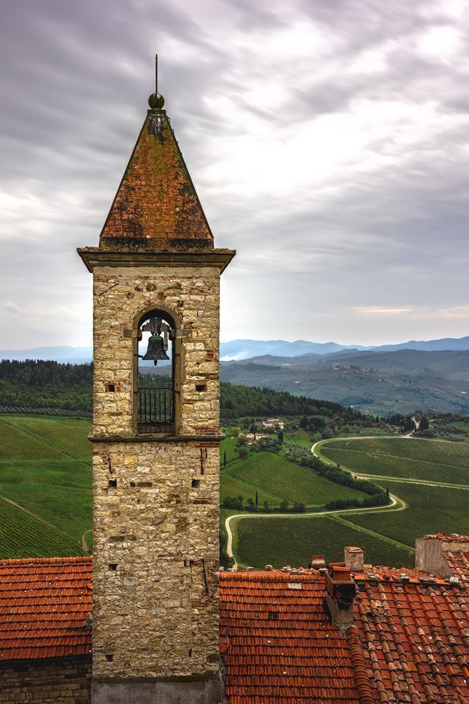 Castello Nipozzano - Medieval Bell Tower in Tuscany
