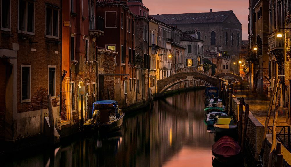 Reflections of Venice - Serene Canal Photography