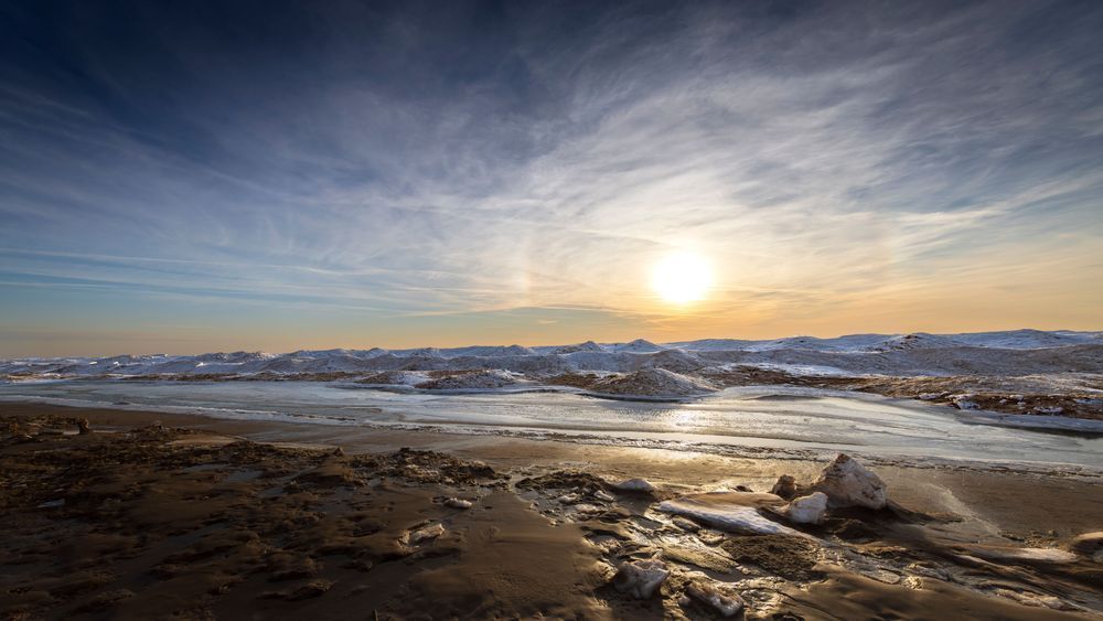 Ice Mountains - Serene Winter Landscape Photography