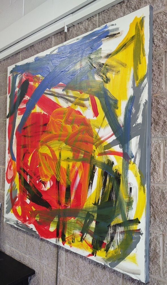 Before Colors Collide Art | Wiley's Abstract Art, LLC