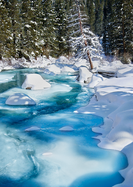 Sixteen Below Zero, Truckee River Photography Art | The Carmel Gallery