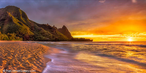 Sunset Photo of Tunnels Beach