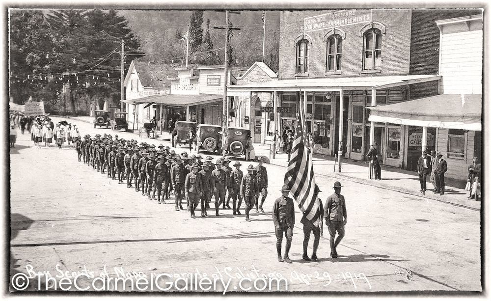 Boy Scout Parade Calistoga 1919