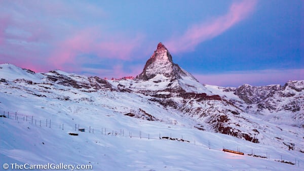 First Tracks, Swiss Alps Photography Art | The Carmel Gallery