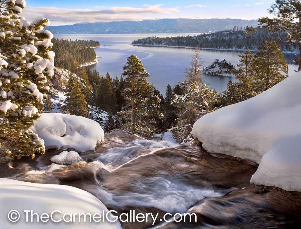 Eagle Falls in Winter