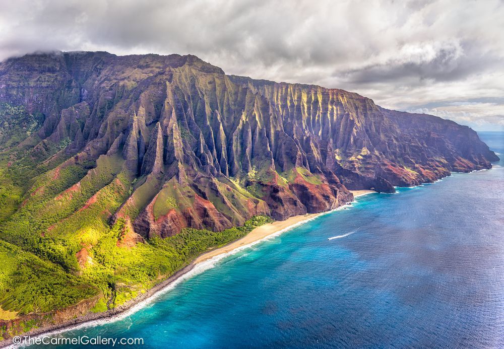 Aerial Photo of Kauai's North Shore