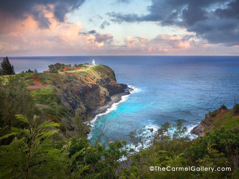 Kilauea Dawn Lighthouse Kauai Sunrise