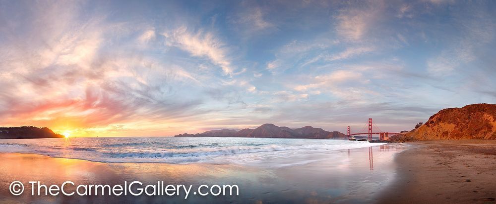 November Sunset Golden Gate
