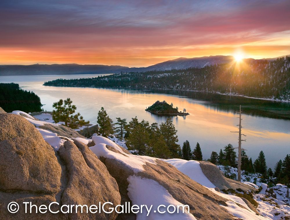 November Sunrise Emerald Bay