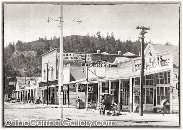 Oddfellows Hall Calistoga 1910