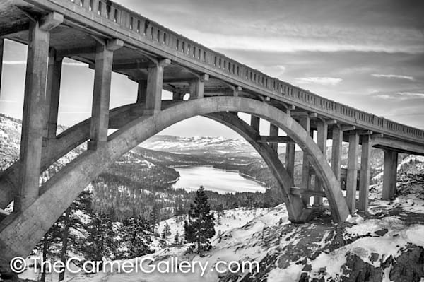 Old 40 Bridge BW
