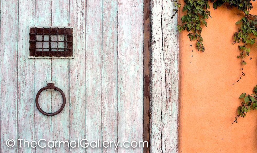 Old Door with Ivy
