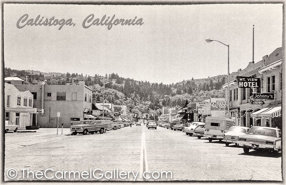 Lincoln Ave Calistoga 1960's