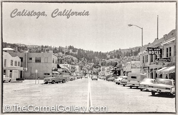 Lincoln Ave Calistoga 1960's