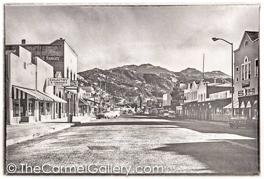 Lincoln Ave Calistoga 1970's
