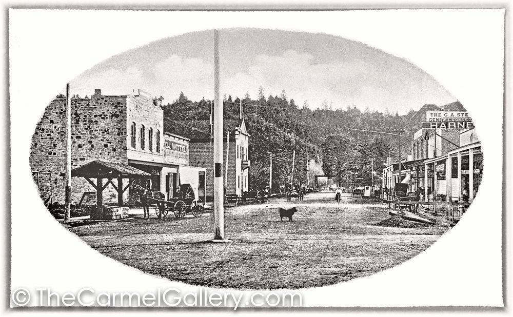 Lincoln Ave Calistoga 1870's