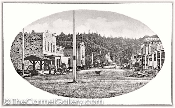 Lincoln Ave Calistoga 1870's