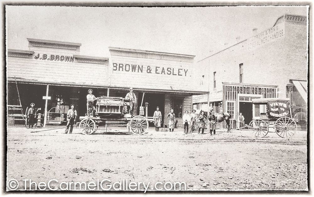 Lincoln Ave Calistoga 1880's