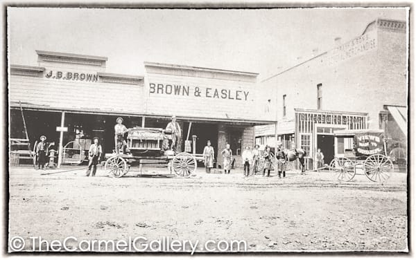 Lincoln Ave Calistoga 1880's
