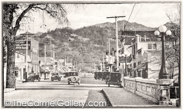 Lincoln Ave Bridge Calistoga 1930's