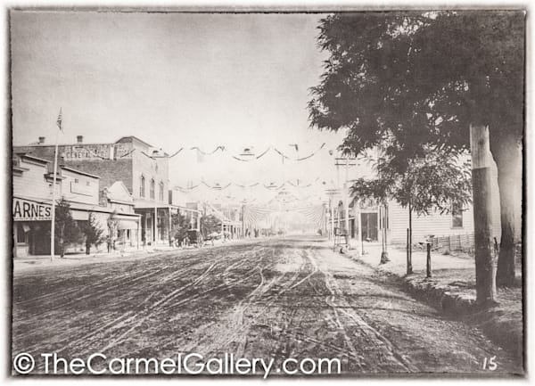 Muddy Lincoln Ave Calistoga 1890's