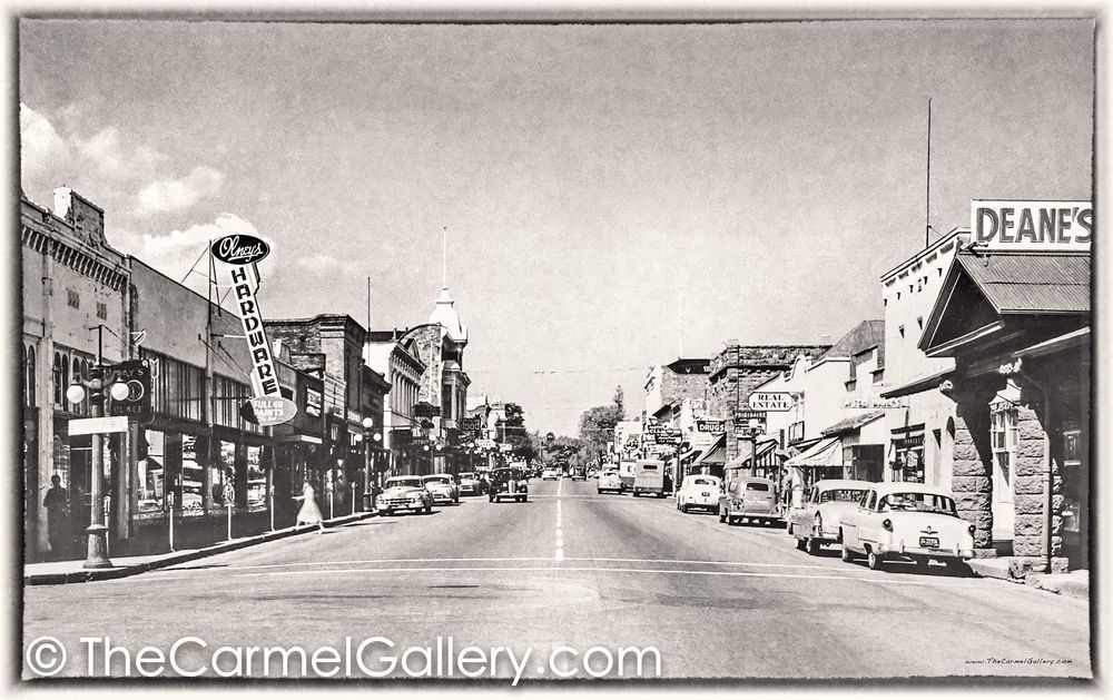 Main St St Helena 1950's
