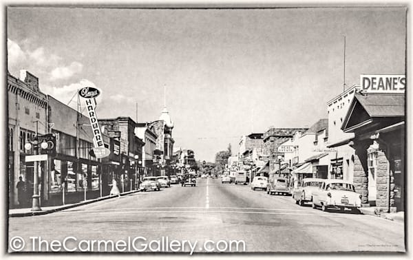Main St St Helena 1950's