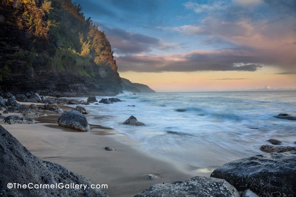 Kauai Napali coast, Kauai beach, Sunrise Kauai