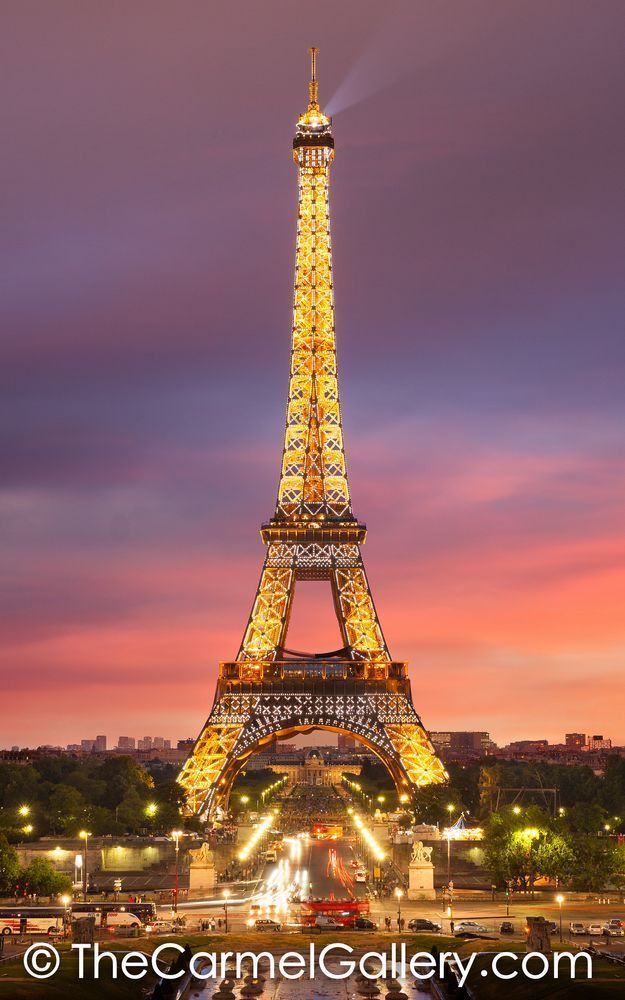 Sunset Eiffel Tower