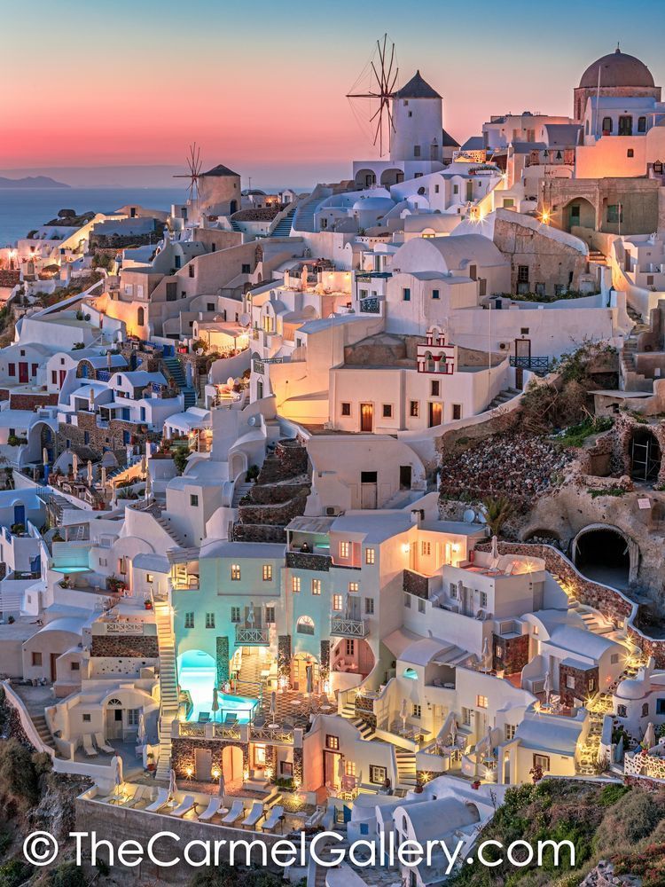 Santorini Lights