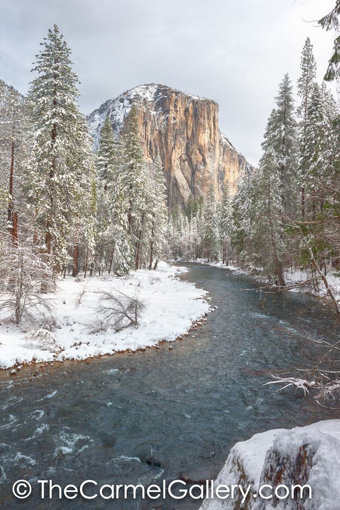 Snowy Morning El Cap
