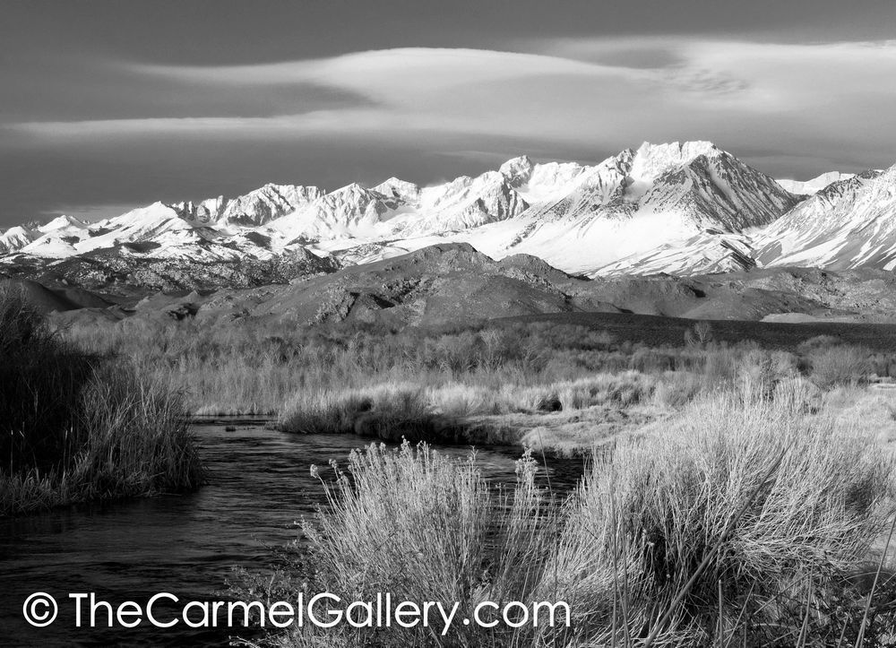 Sierra Wave Owens River BW