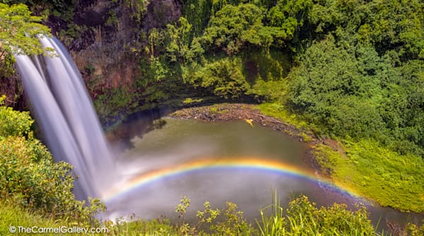 Wailua Falls Rainbow Photo