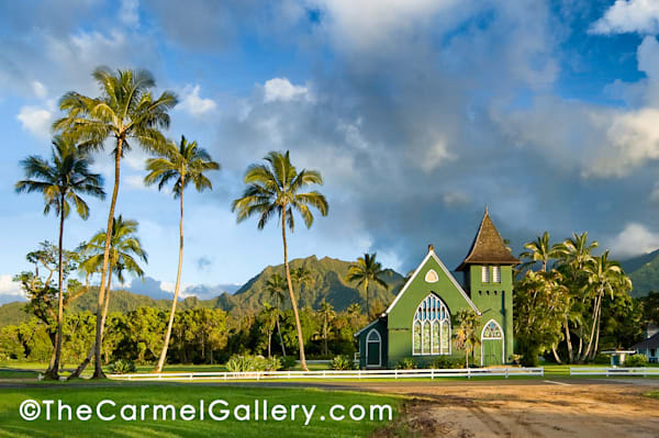 Wai'oli Hui' La Church Hanalei Photography Art | The Carmel Gallery