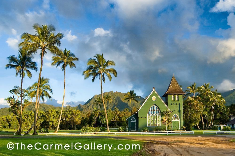 Wai'oli Hui' La Church Hanalei Photography Art | The Carmel Gallery