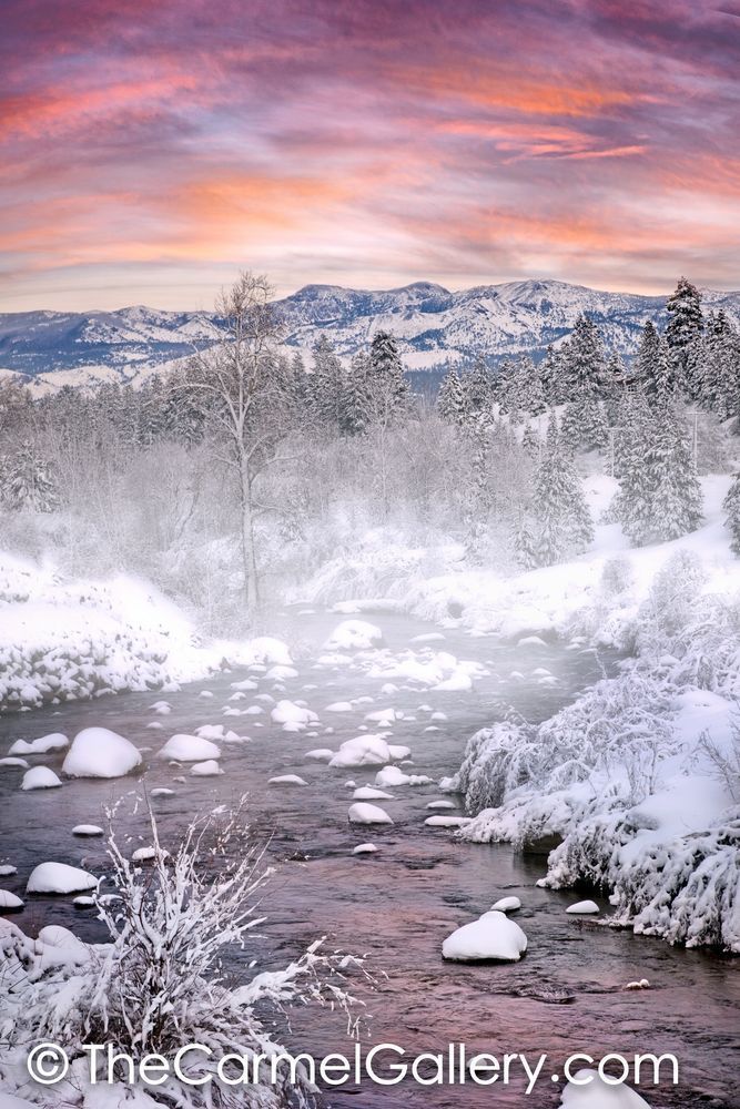 Winter Evening Truckee Rivers