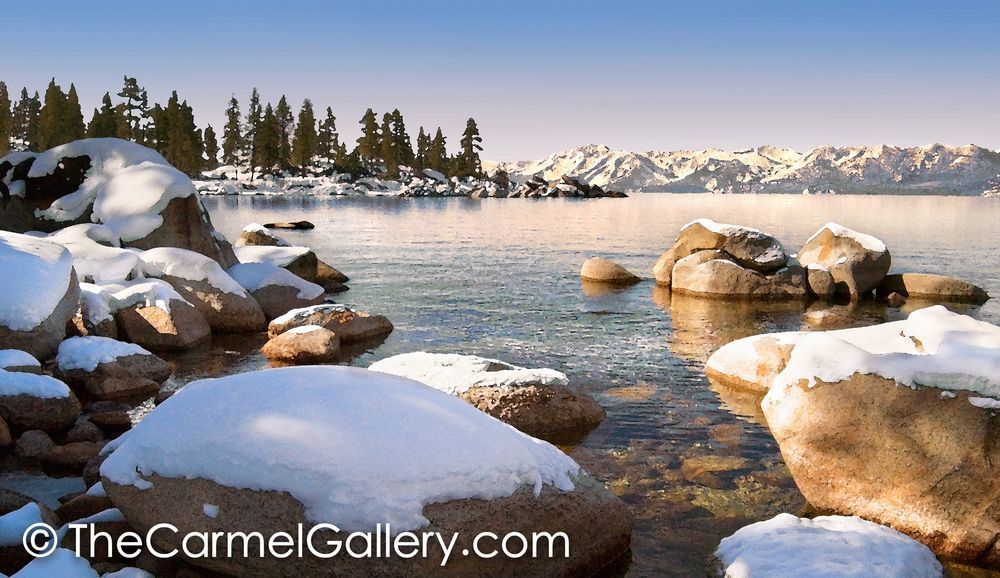 Winter Morning Lake Tahoe
