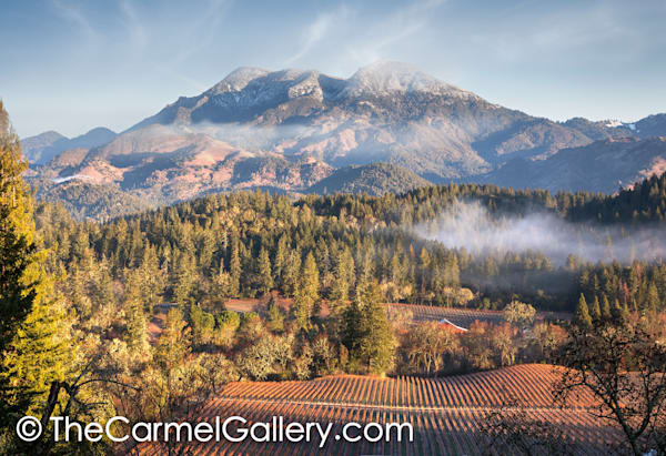 Winter Morning Mt St Helena