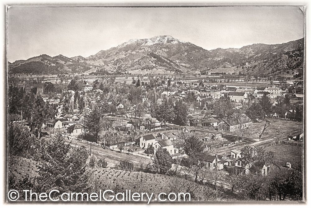 Winter View Calistoga 1890's