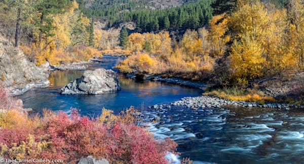 Autumn Glow, Truckee River -  Limited Edition Photographic Print