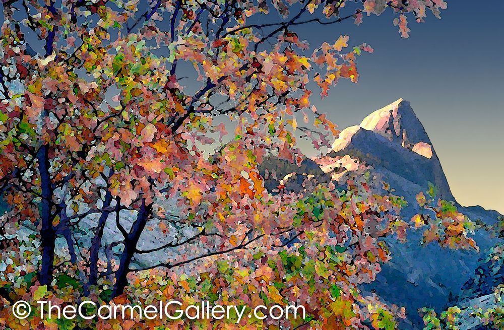 Tenaya Canyon Half Dome