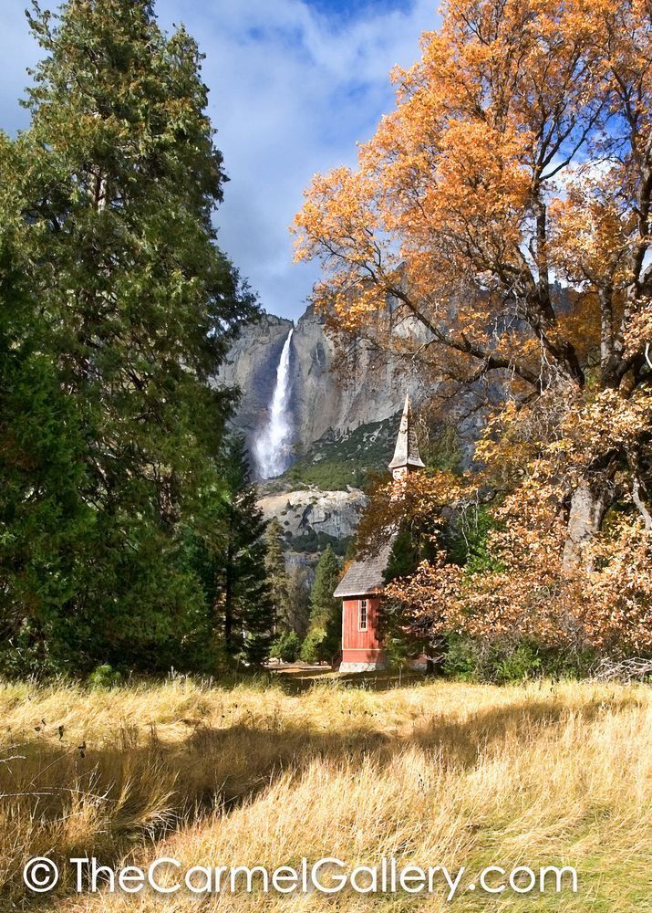 Yosemite Falls and Chapel