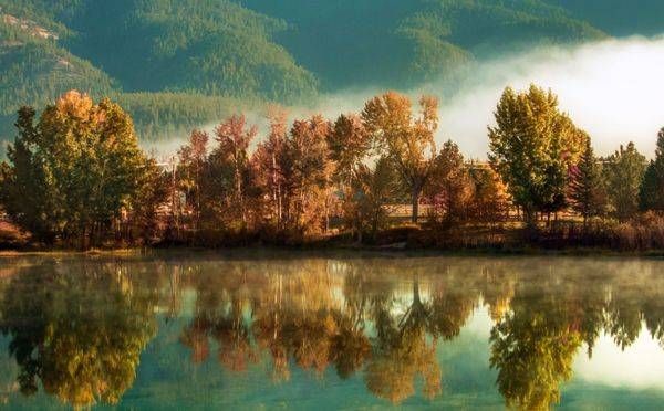 Reflections in the Pond | Montana Autumn Landscape Photography | Janie Lynn Fine Art
