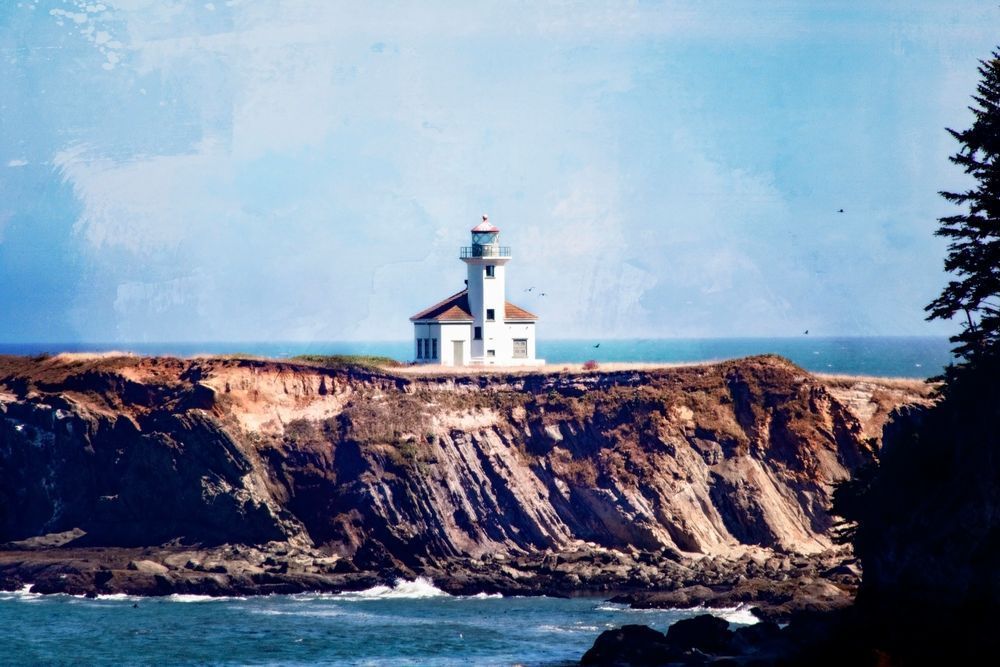 Cape Arago Light House Artwork