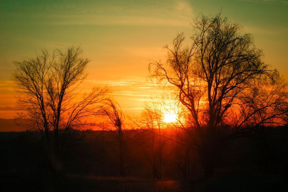 Idaho Sunset Glow – Warm Idaho Landscape Photography Print