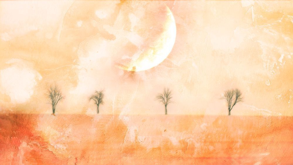 Moonlit Trees in Fog – Layered Photographic Collage by Janie Lynn | Maggie Taylor Inspired Art